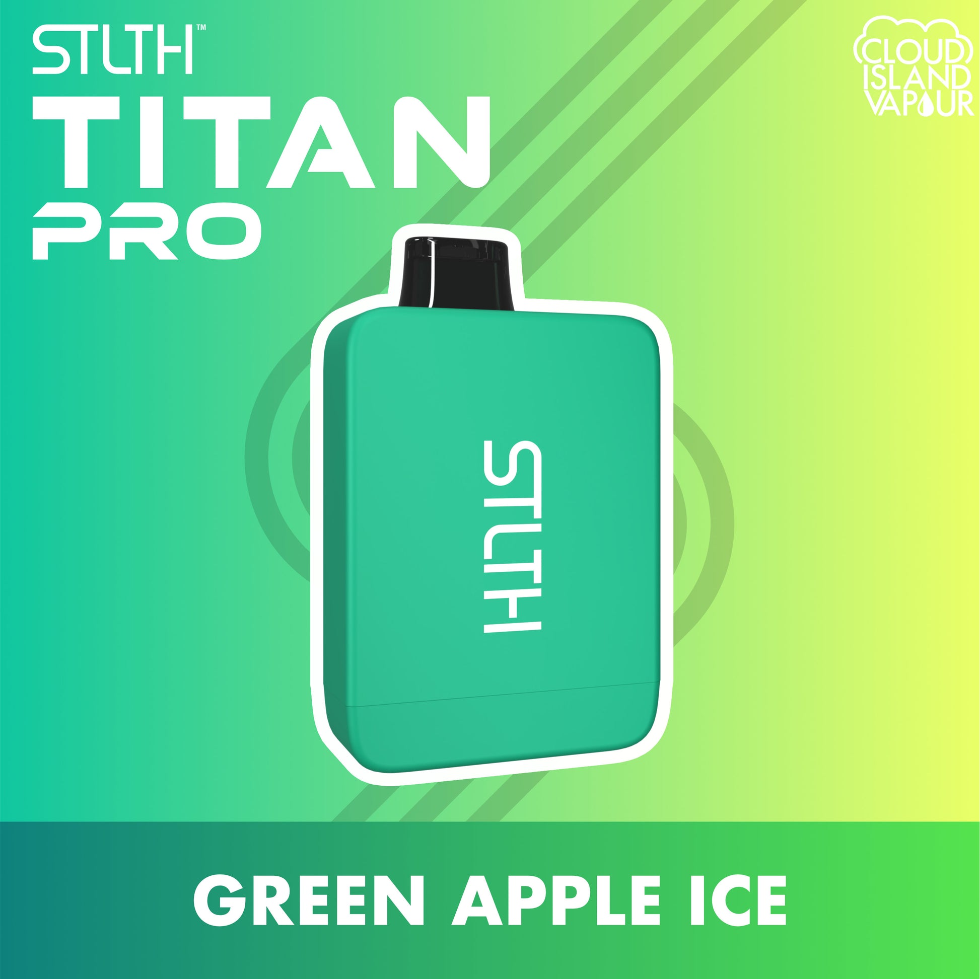 STLTH TITAN PRO Green Apple Ice