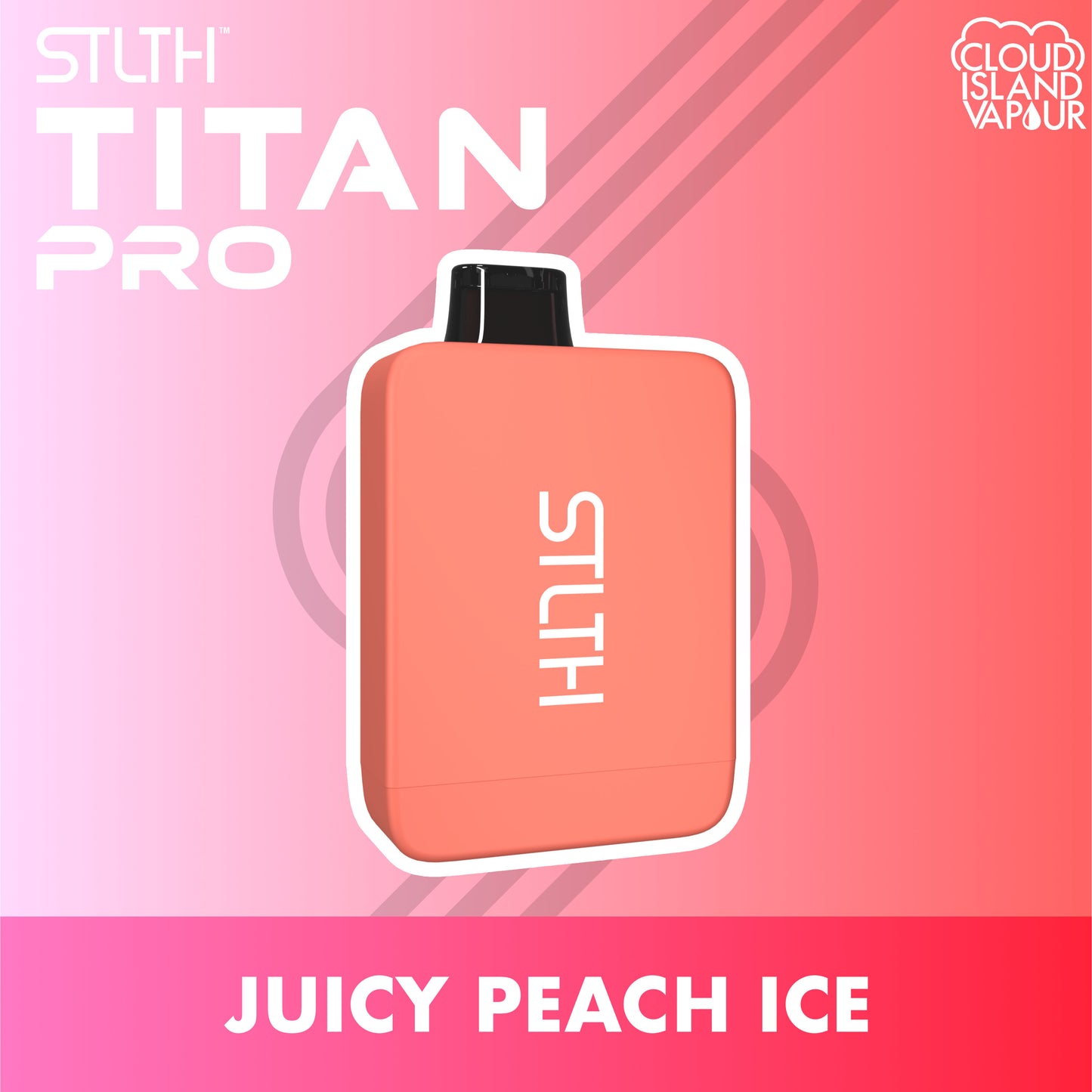 STLTH TITAN PRO Juicy Peach Ice