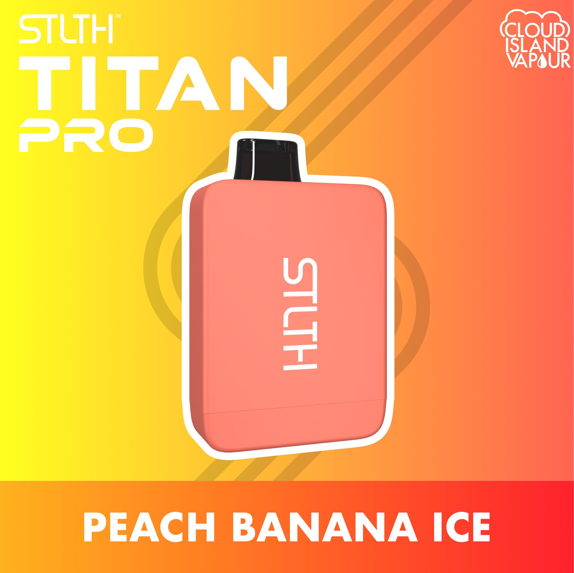 STLTH TITAN PRO Peach Banana Ice