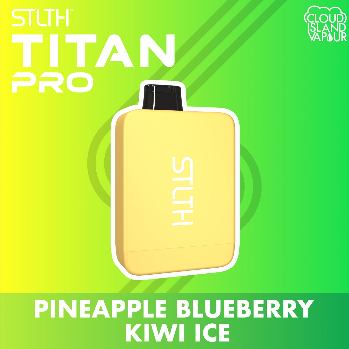 STLTH TITAN PRO Pineapple Blueberry Kiwi Ice