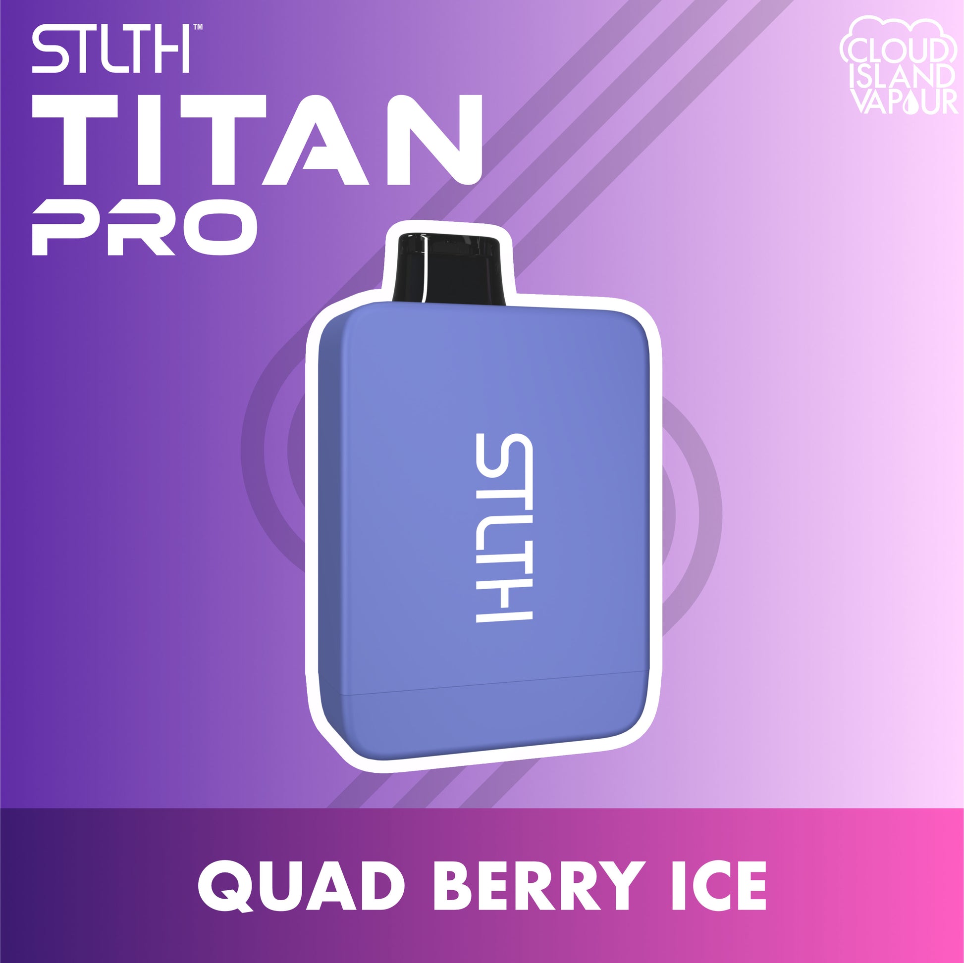 STLTH TITAN PRO Quad Berry Ice