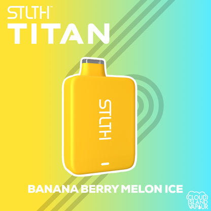 Banana Berry Melon Ice STLTH Titan 10k Disposable Vape. 10000 Puffs STLTH Disposable