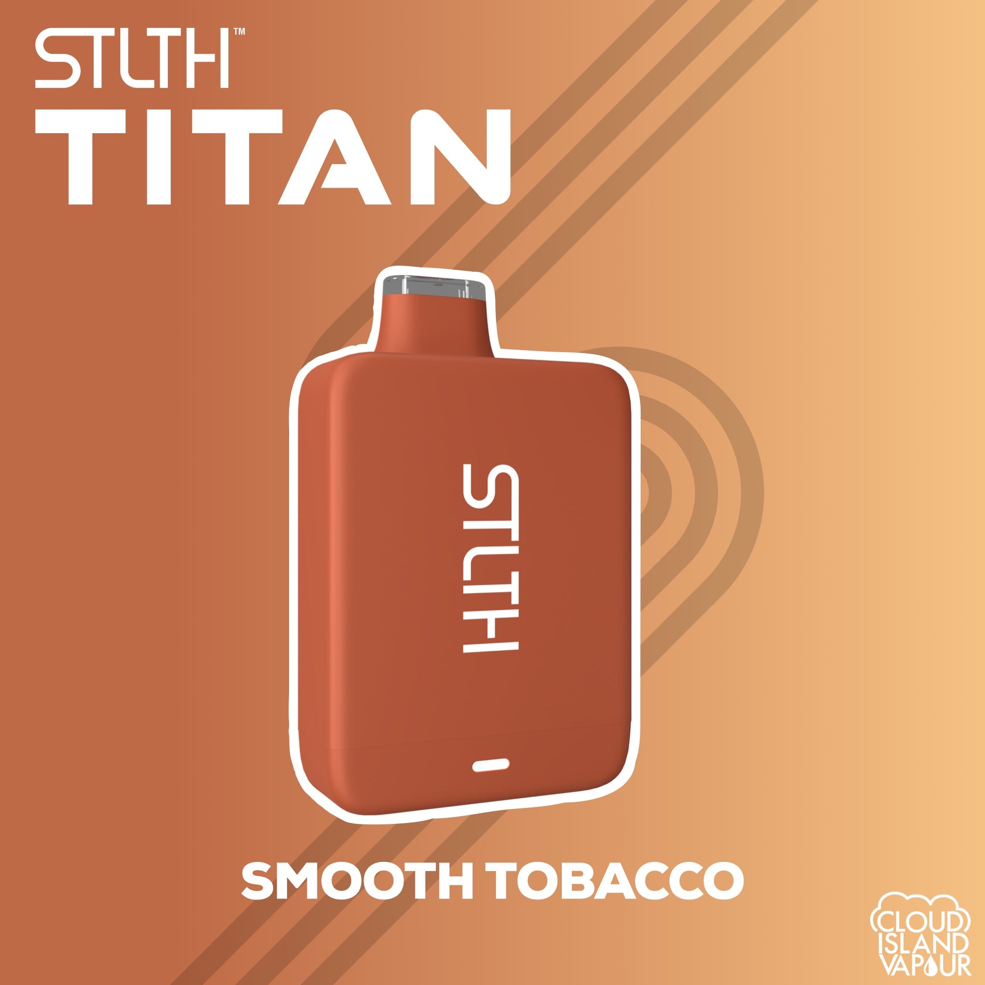 Smooth Tobacco STLTH Titan 10k Disposable Vape. 10000 Puffs STLTH Disposable