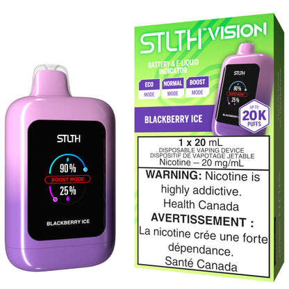 STLTH VISION 20K Disposable Vape Blackberry Ice