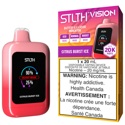 STLTH VISION 20K Disposable Vape Citrus Burst Ice