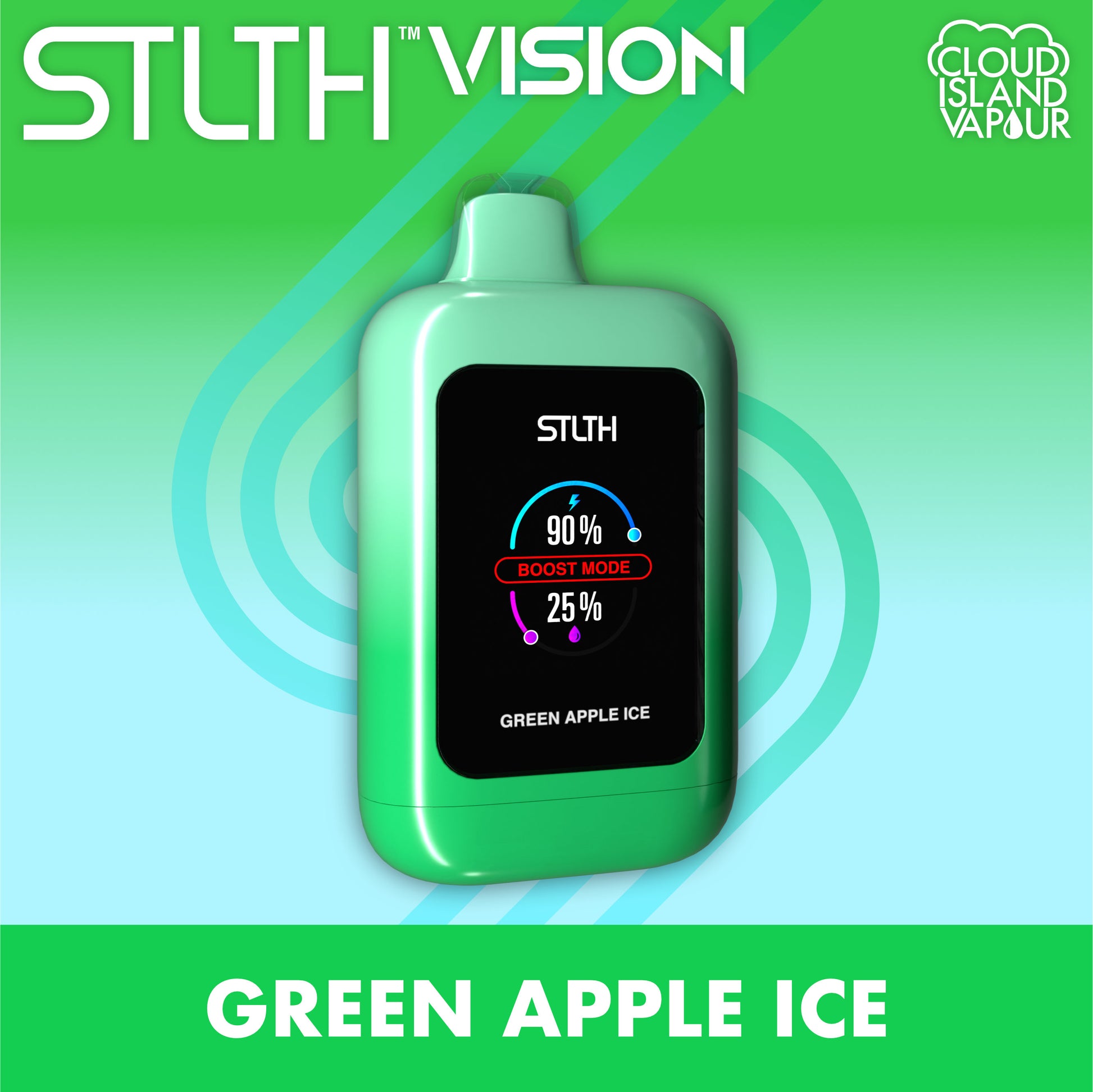 STLTH VISION 20K Disposable Green Apple Ice