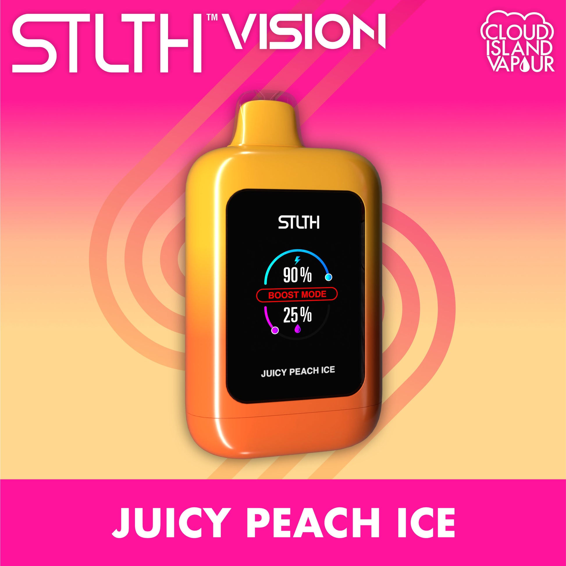 STLTH VISION 20K Disposable Juicy Peach Ice