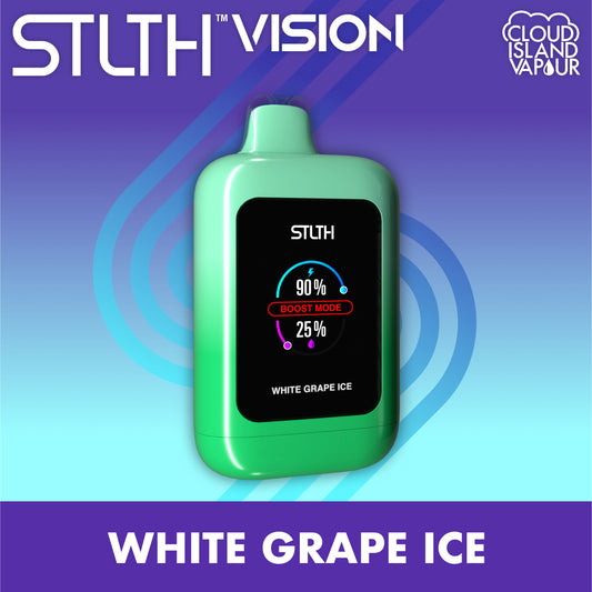 STLTH VISION 20K Disposable White Grape Ice