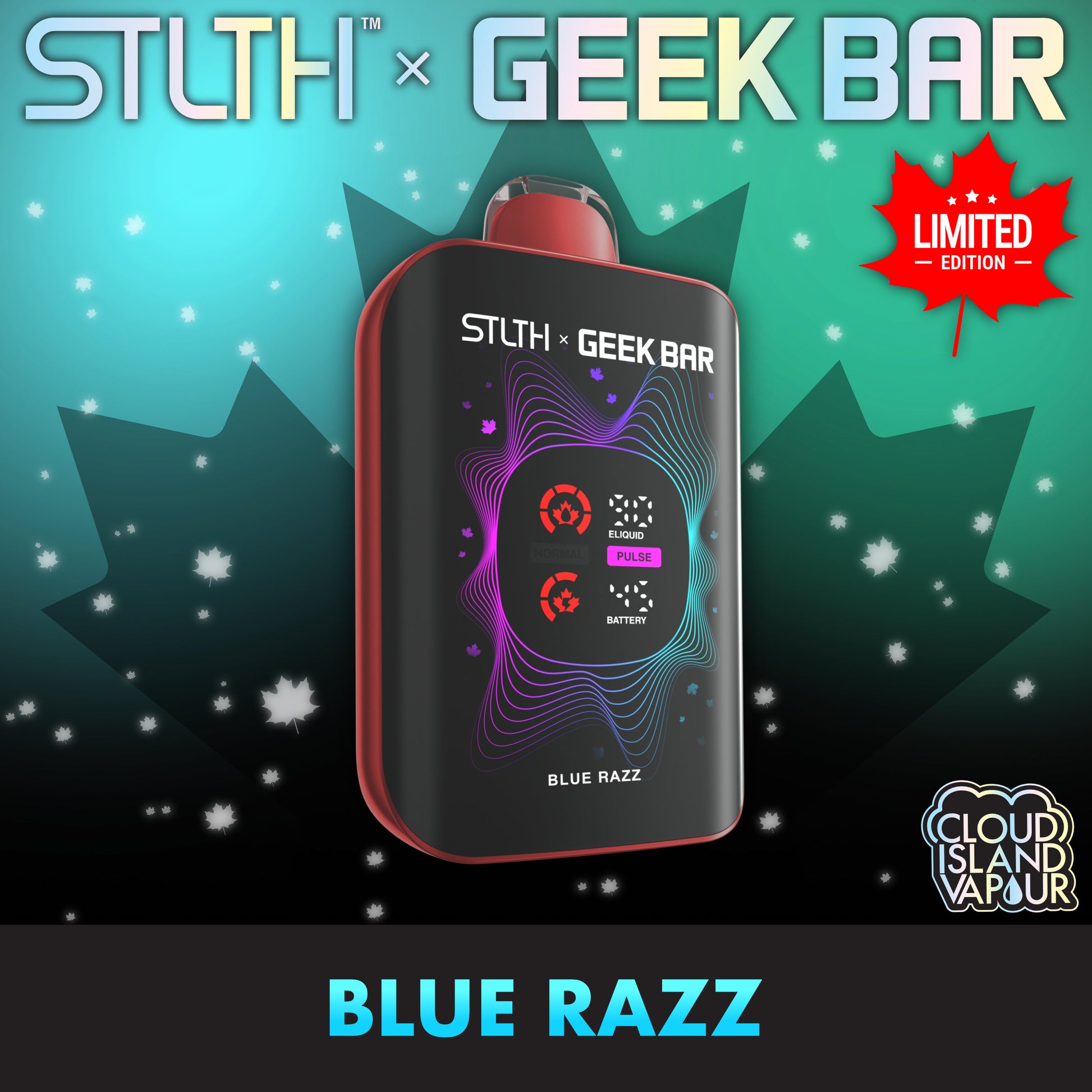 STLTH X GEEK BAR Canada Limited Edition Blue Razz