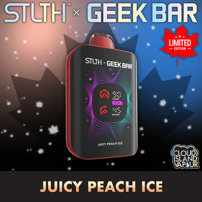 STLTH X GEEK BAR Canada Limited Edition Juicy Peach Ice