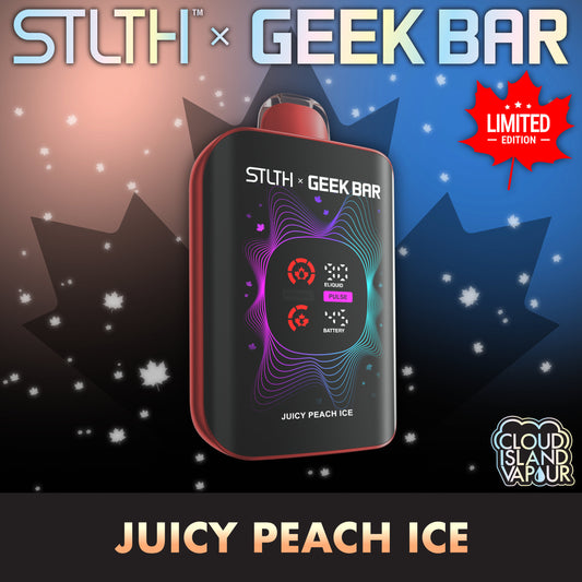 STLTH X GEEK BAR Canada Limited Edition Juicy Peach Ice