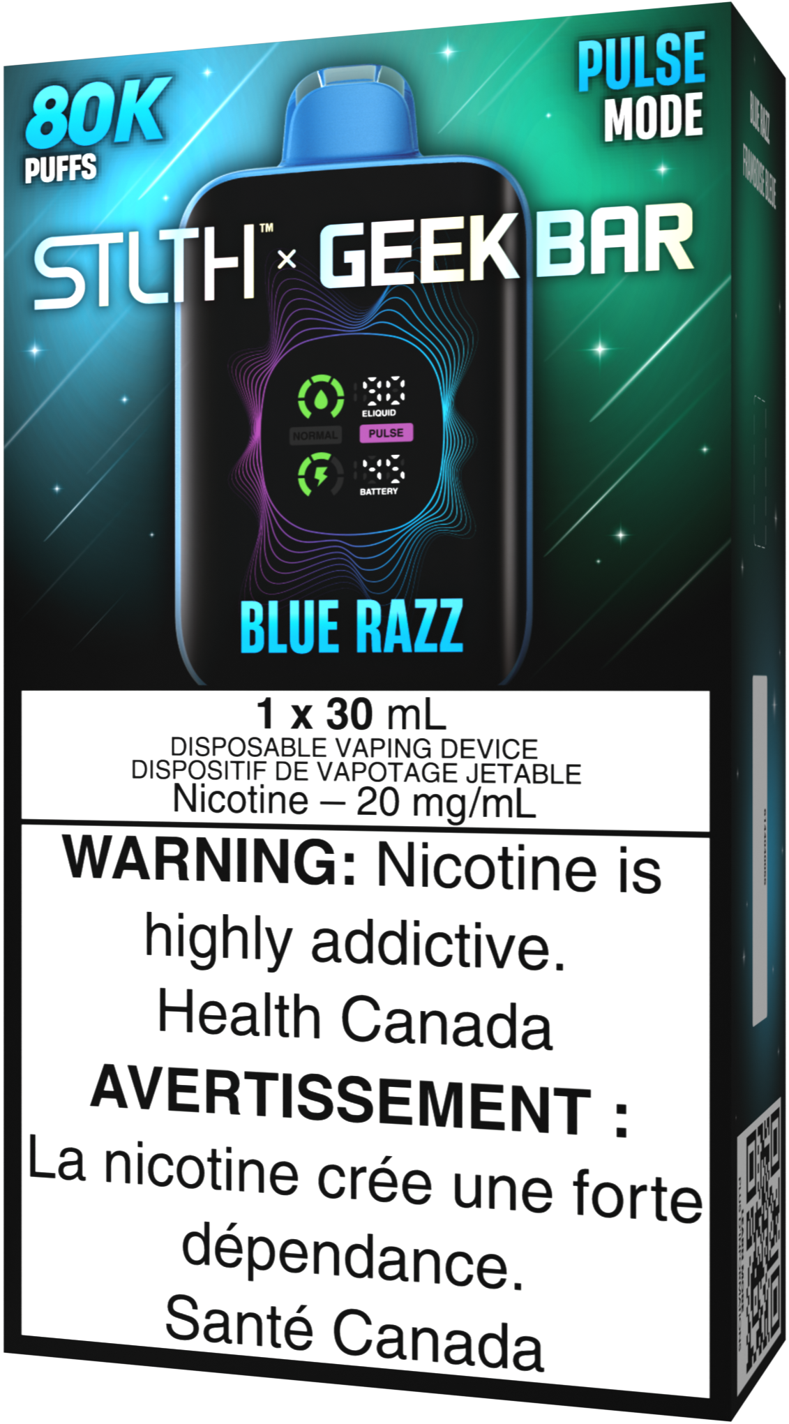 STLTH X GEEK BAR Disposable Blue Razz