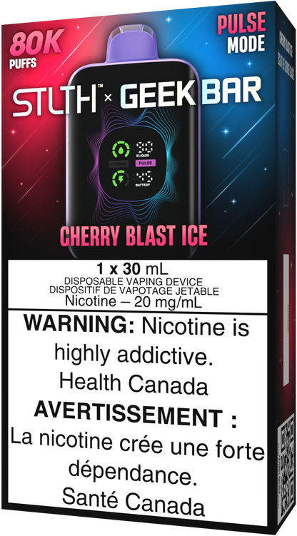 STLTH X GEEK BAR Disposable Cherry Blast Ice