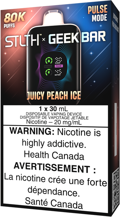 STLTH X GEEK BAR Disposable Juicy Peach Ice
