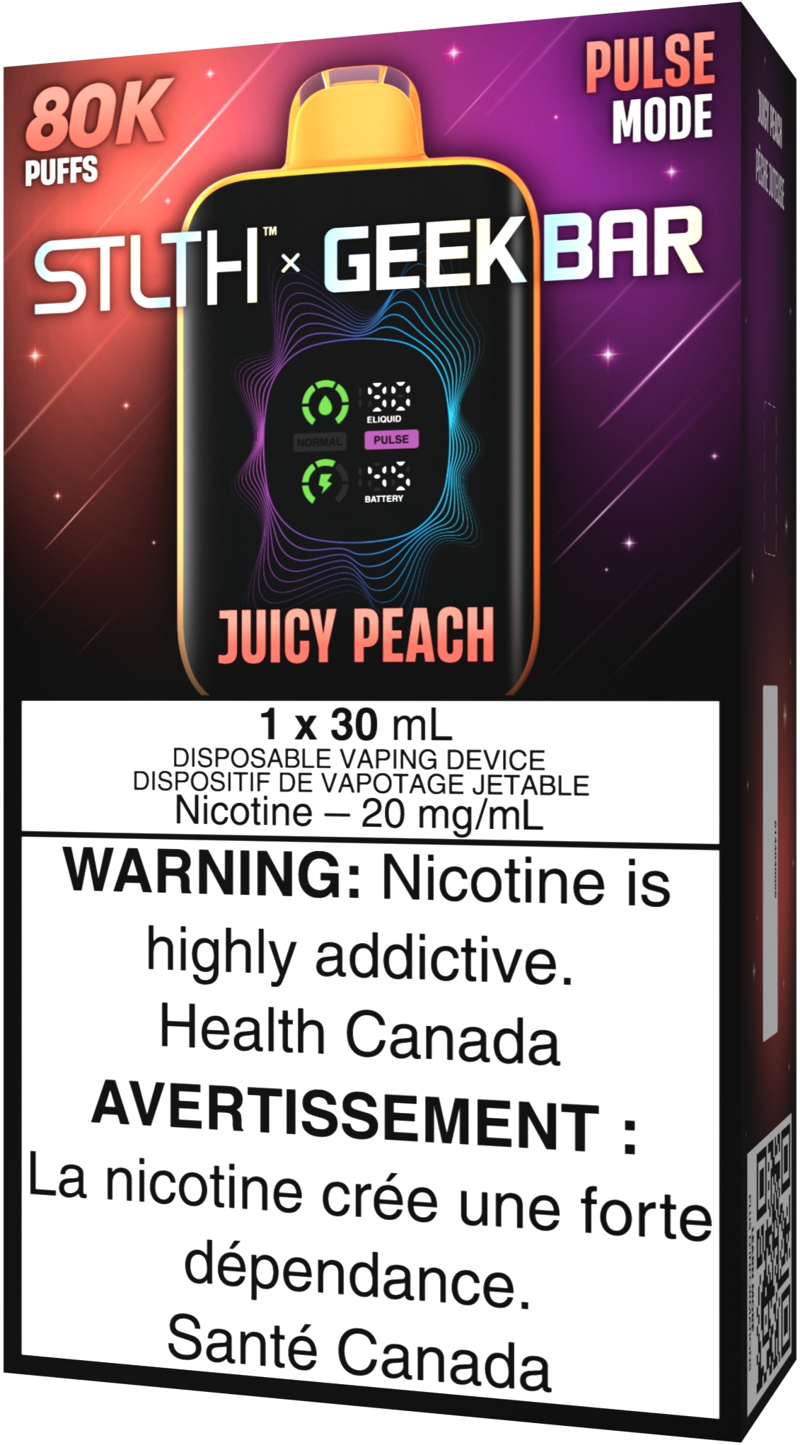 STLTH X GEEK BAR Disposable Juicy Peach