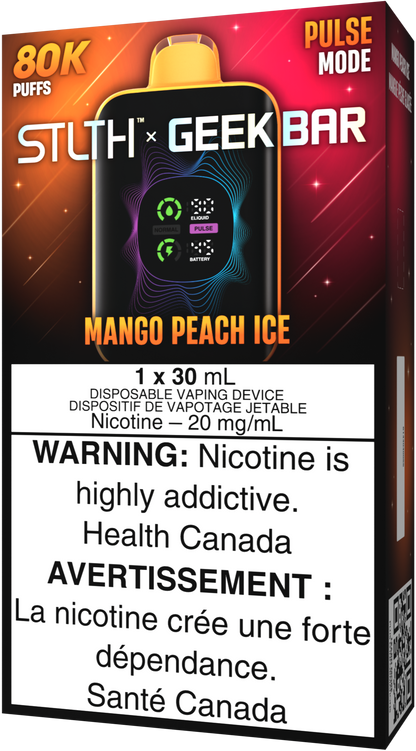 STLTH X GEEK BAR Disposable Mango Peach Ice