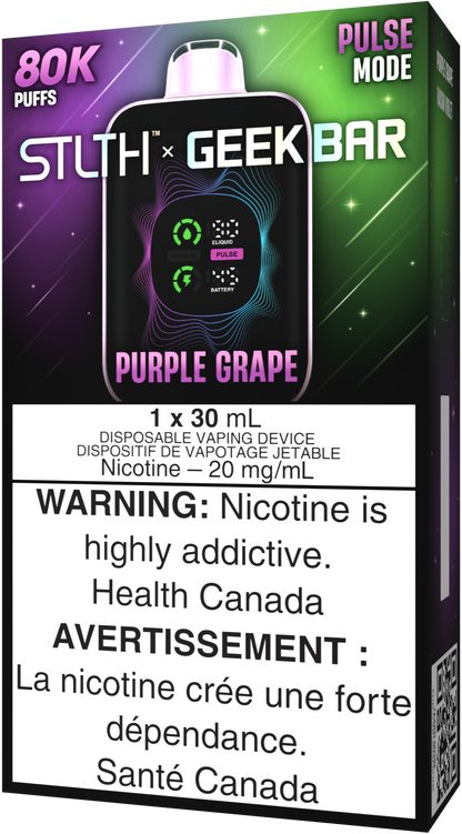 STLTH X GEEK BAR Disposable Purple Grape