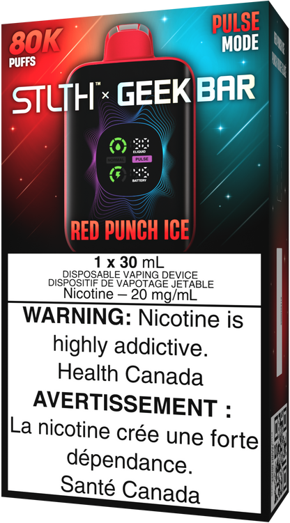 STLTH X GEEK BAR Disposable Red Punch Ice