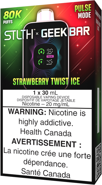 STLTH X GEEK BAR Disposable Strawberry Twist Ice