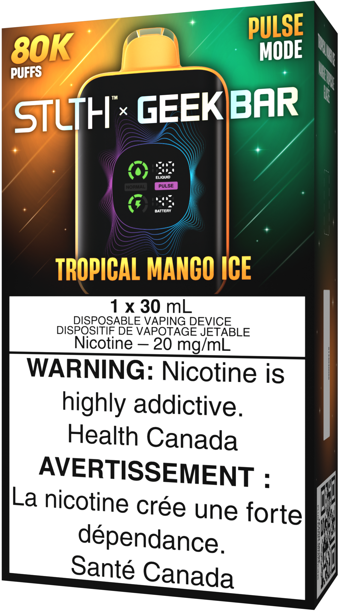 STLTH X GEEK BAR Disposable Tropical Mango Ice