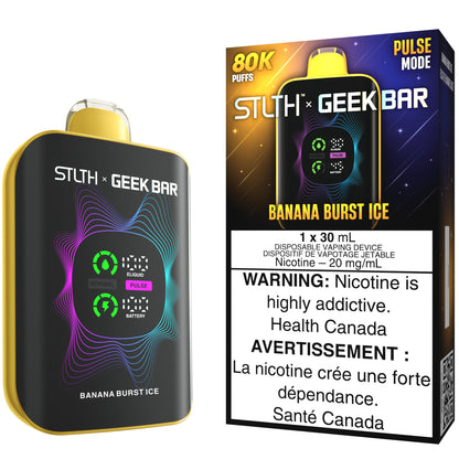 STLTH X GEEK BAR Disposable Vape - Banana Burst Ice Cloud Island Vapour STLTH X GEEK BAR Disposable Vape - Banana Burst Ice Cloud Island Vapour