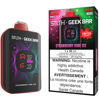 STLTH X GEEK BAR Disposable Vape - Canada Limited Edition: Strawberry Kiwi Ice