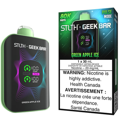 STLTH X GEEK BAR Disposable Vape Green Apple Ice