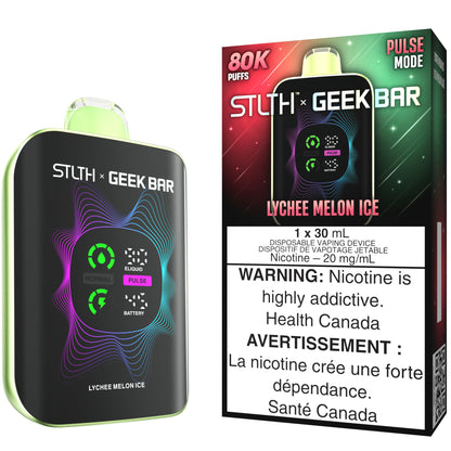 STLTH X GEEK BAR Disposable Vape Lychee Melon Ice 