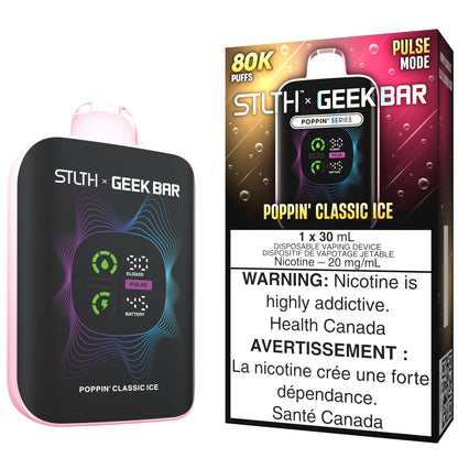 STLTH X GEEK BAR Disposable Vape Poppin' Classic Ice