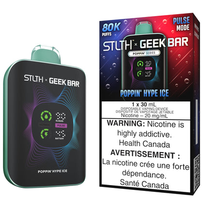 STLTH X GEEK BAR Disposable Vape Poppin' Hype Ice