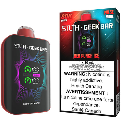 STLTH X GEEK BAR Disposable Vape Red Punch Ice