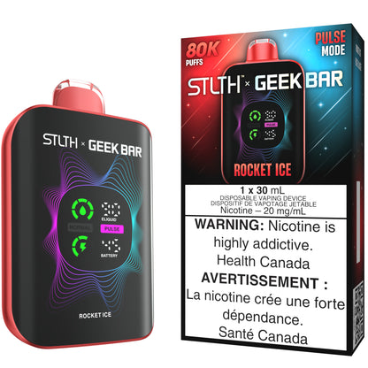 STLTH X GEEK BAR Disposable Vape Rocket Ice