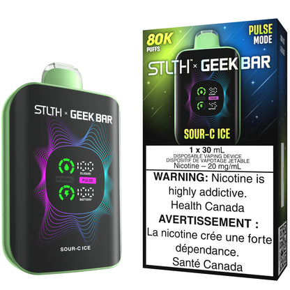 STLTH X GEEK BAR Disposable Vape Sour-C Ice