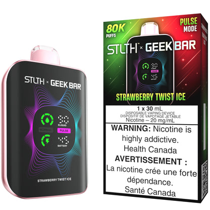 STLTH X GEEK BAR Disposable Vape Strawberry Twist Ice