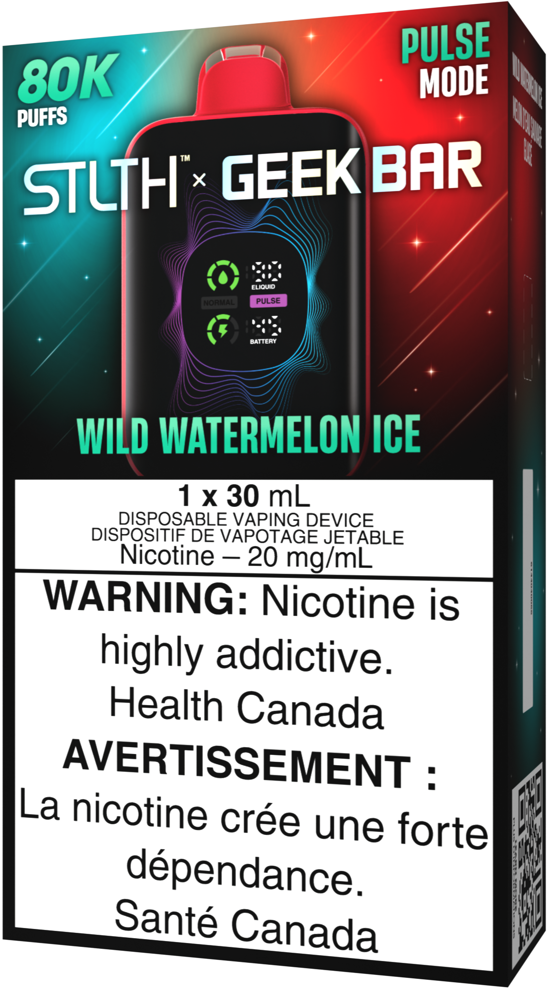 STLTH X GEEK BAR Disposable Wild Watermelon Ice