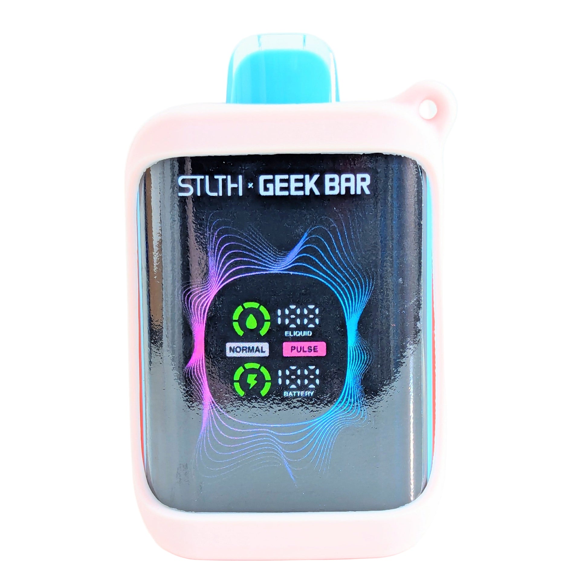STLTH X GEEK BAR MagSafe Case Pink Front