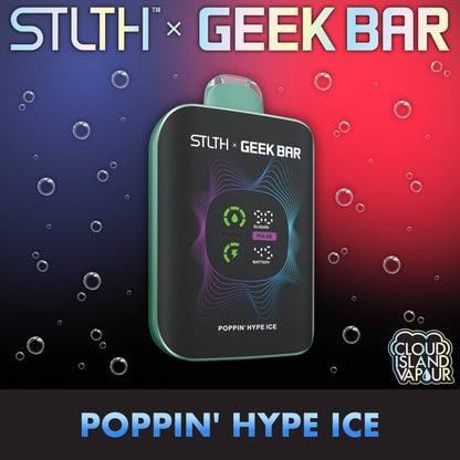 STLTH X GEEK BAR Poppin' Hype Ice