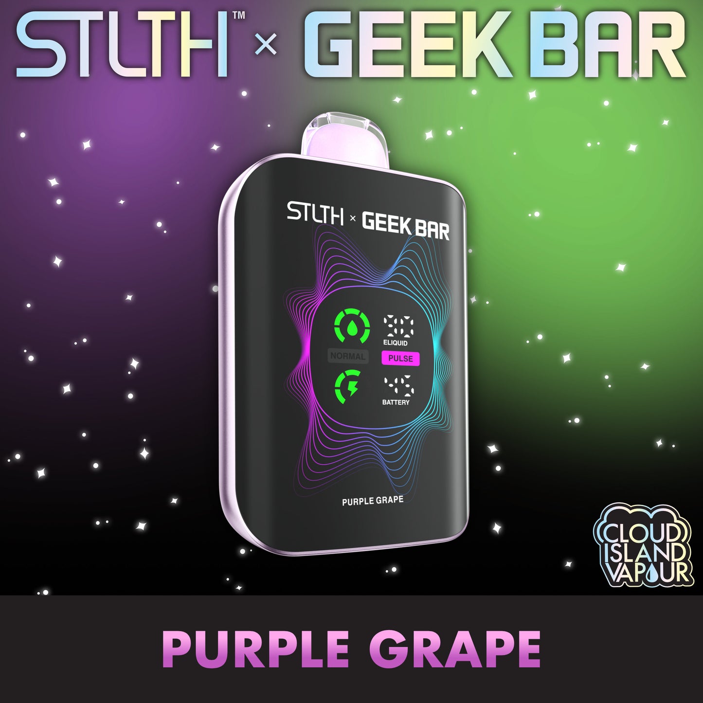 STLTH X GEEK BAR Purple Grape