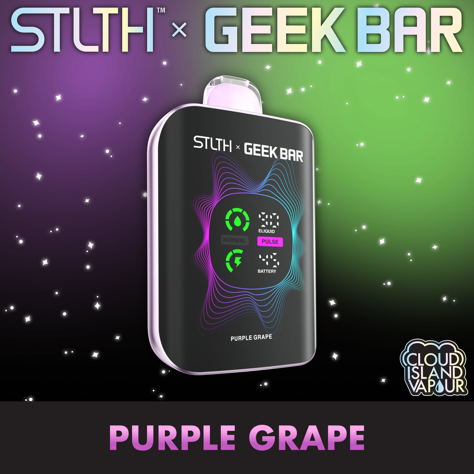 STLTH X GEEK BAR Purple Grape