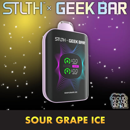 STLTH X GEEK BAR Sour Grape Ice