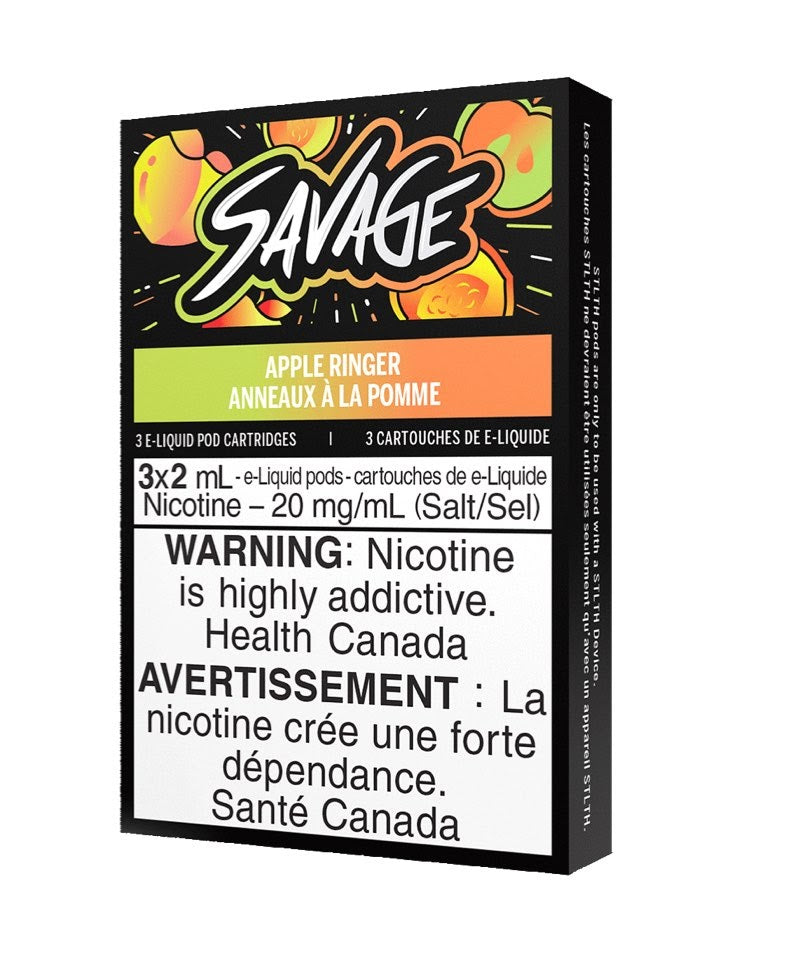 STLTH Savage vape Pods - Apple Ringer