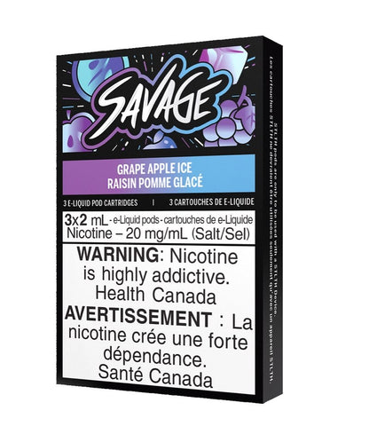 STLTH Savage vape Pods - Grape Apple Ice