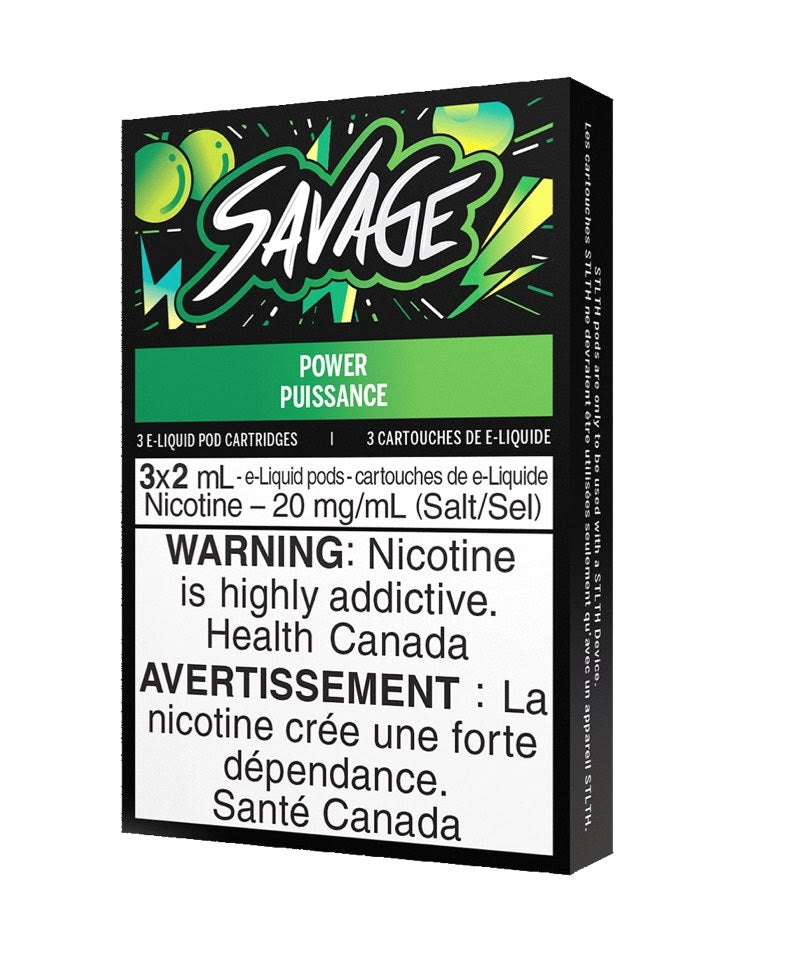 STLTH Savage vape Pods - Power