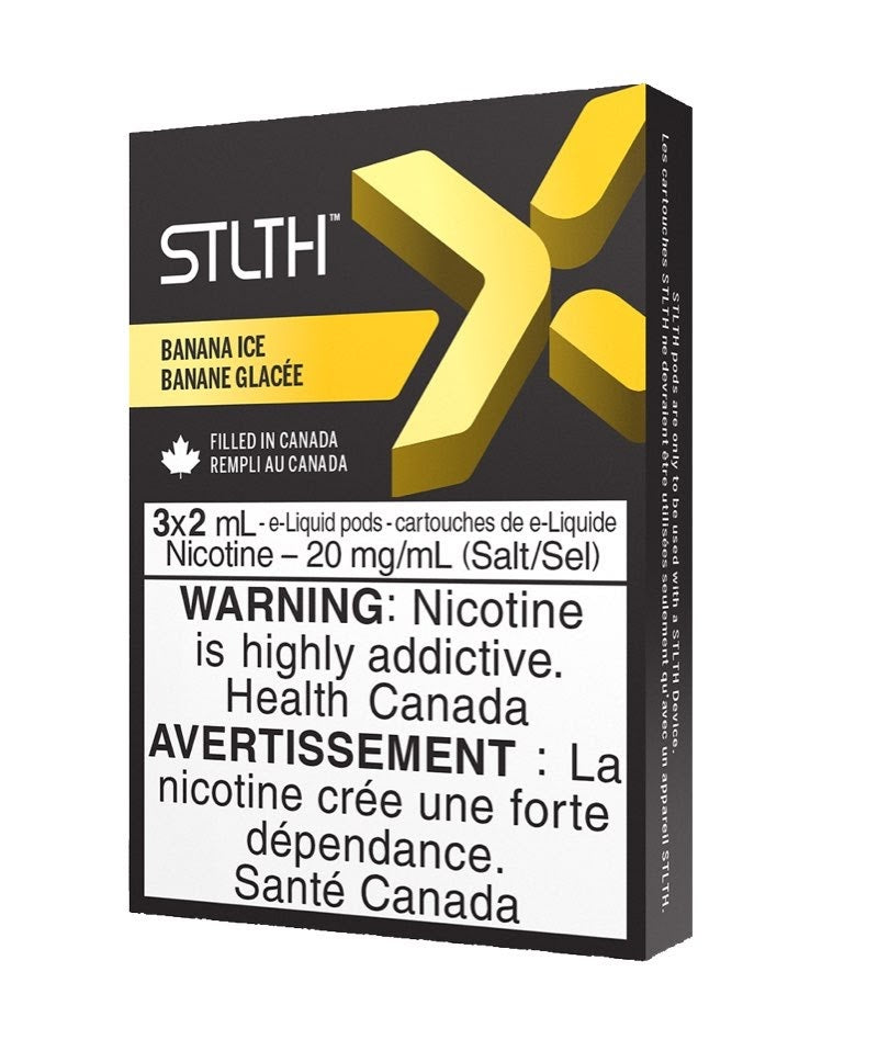 STLTH X vape Pods package Banana Ice