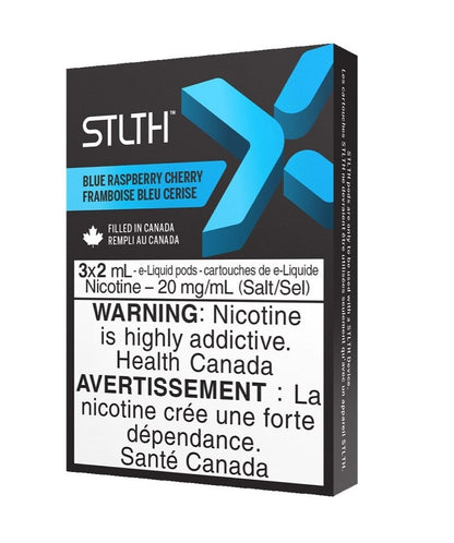 STLTH X vape Pods package Blue Raspberry Cherry