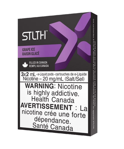 STLTH X vape Pods package Grape Ice