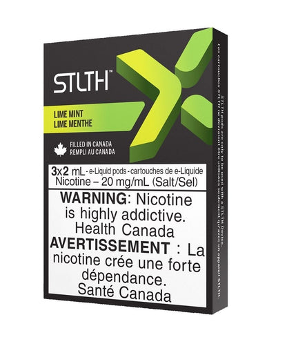 STLTH X vape Pods package Lime Mint 