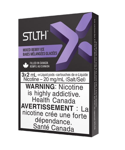 STLTH X vape Pods package Mixed Berries Ice