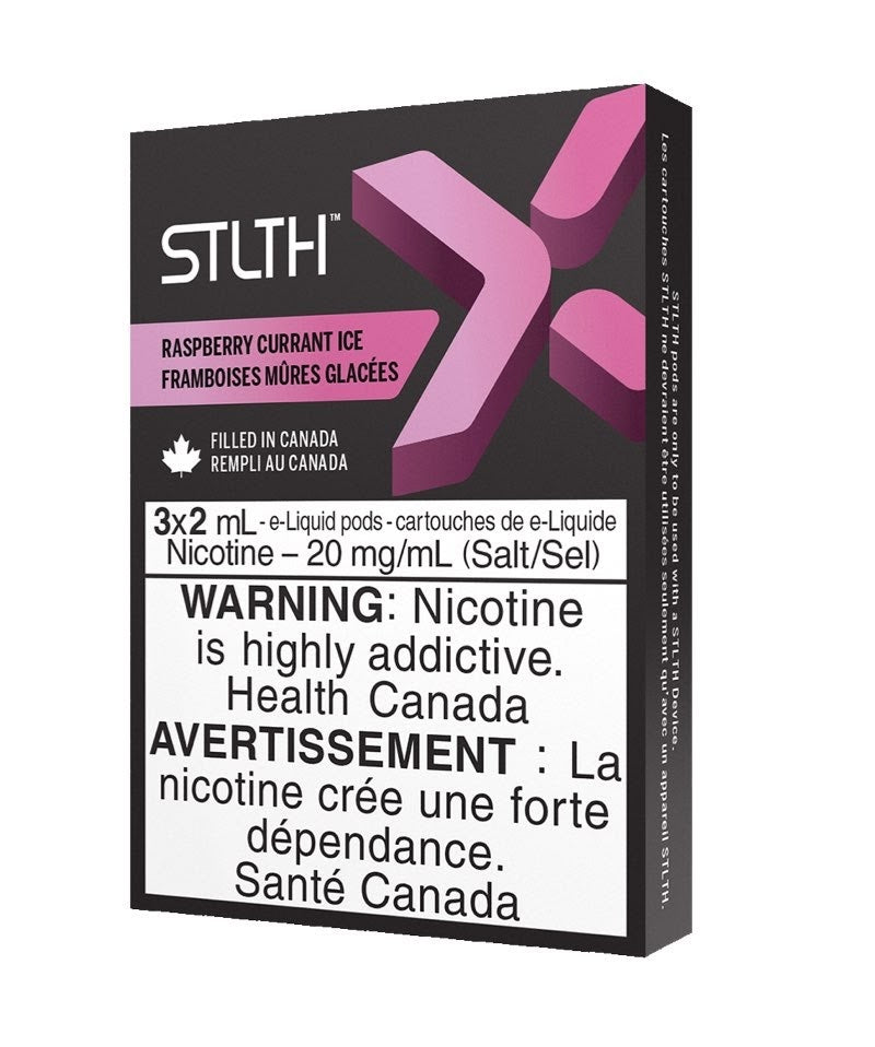 STLTH X vape Pods package Raspberry Currant Ice