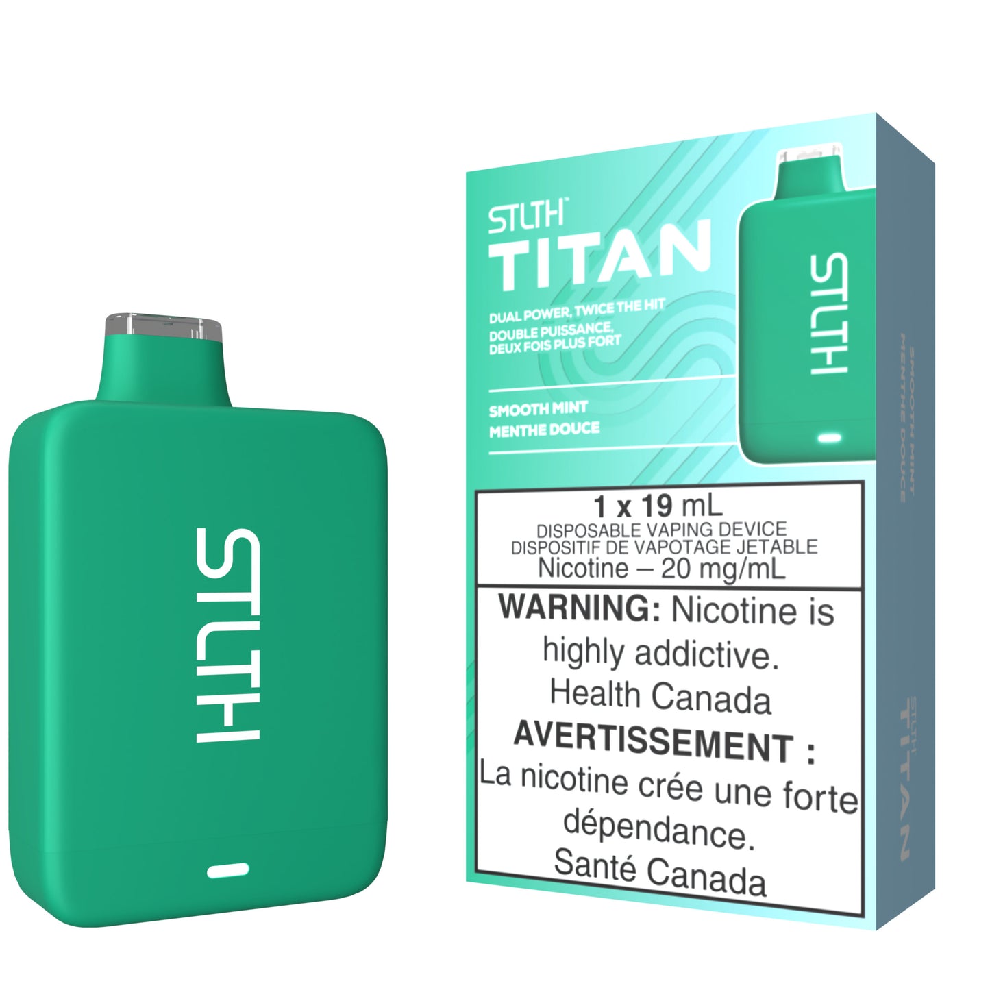 Smooth Mint STLTH TITAN Disposable Vape